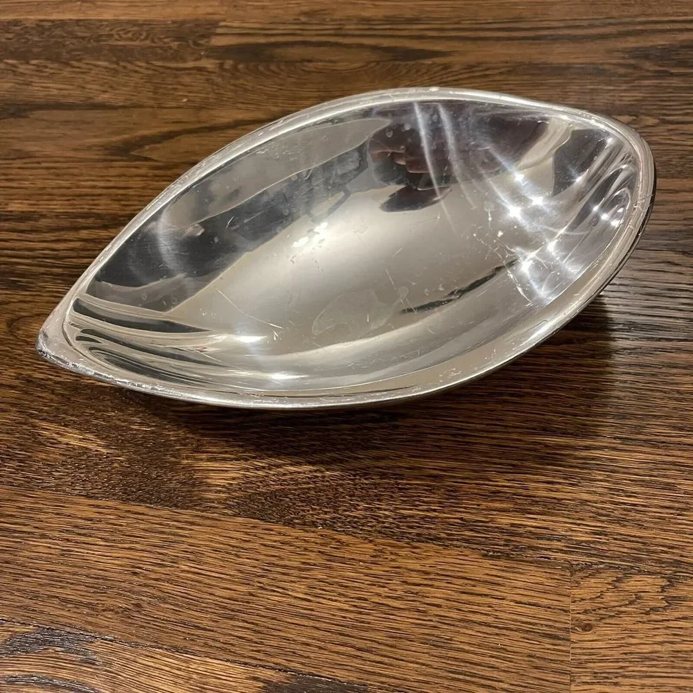 2008 Nambe Aluminum alloy Bowl‎ Designer Todd Myers 11.5